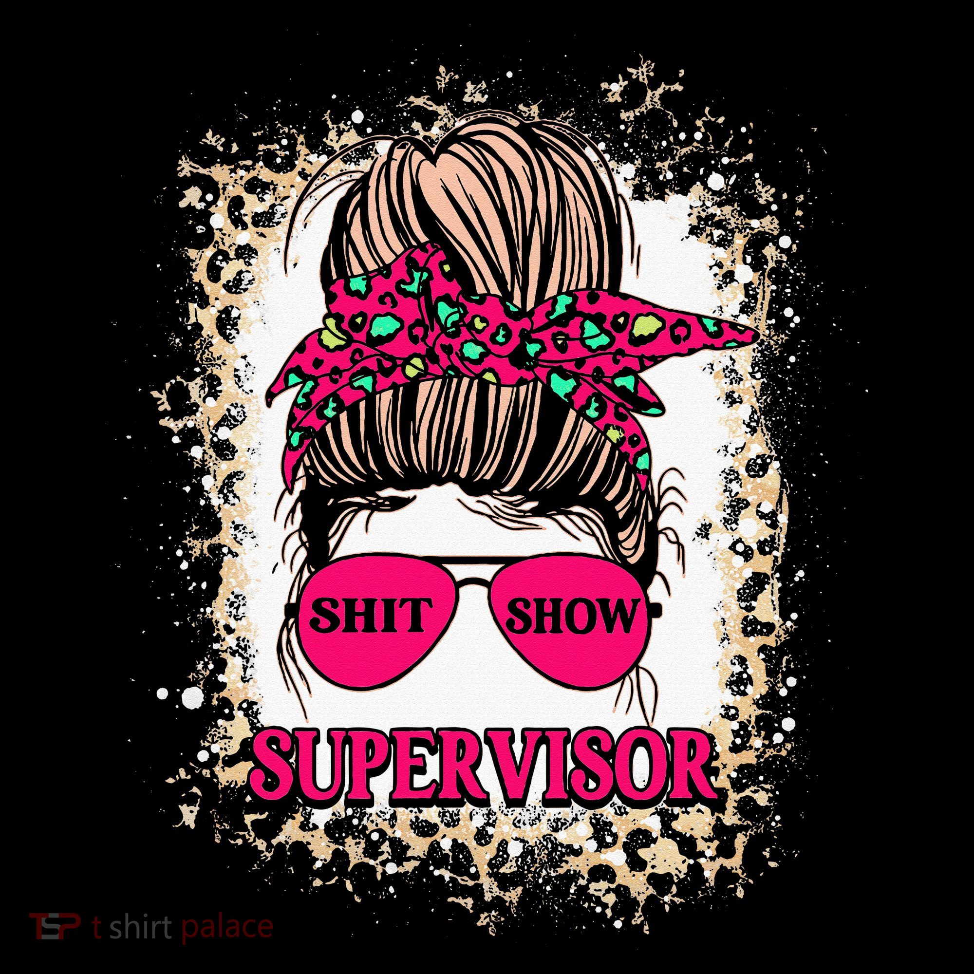 Shitshow Supervisor Funny Mom Boss Manager Teacher Women's Hoodie