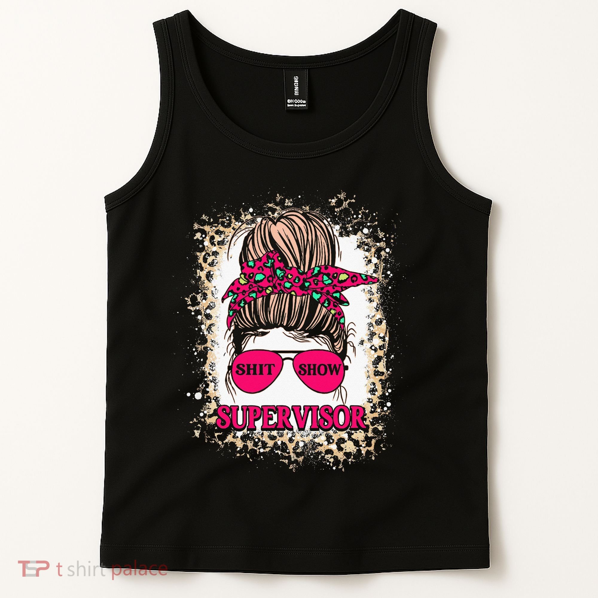 Shitshow Supervisor Funny Mom Boss Manager Teacher Tank Top