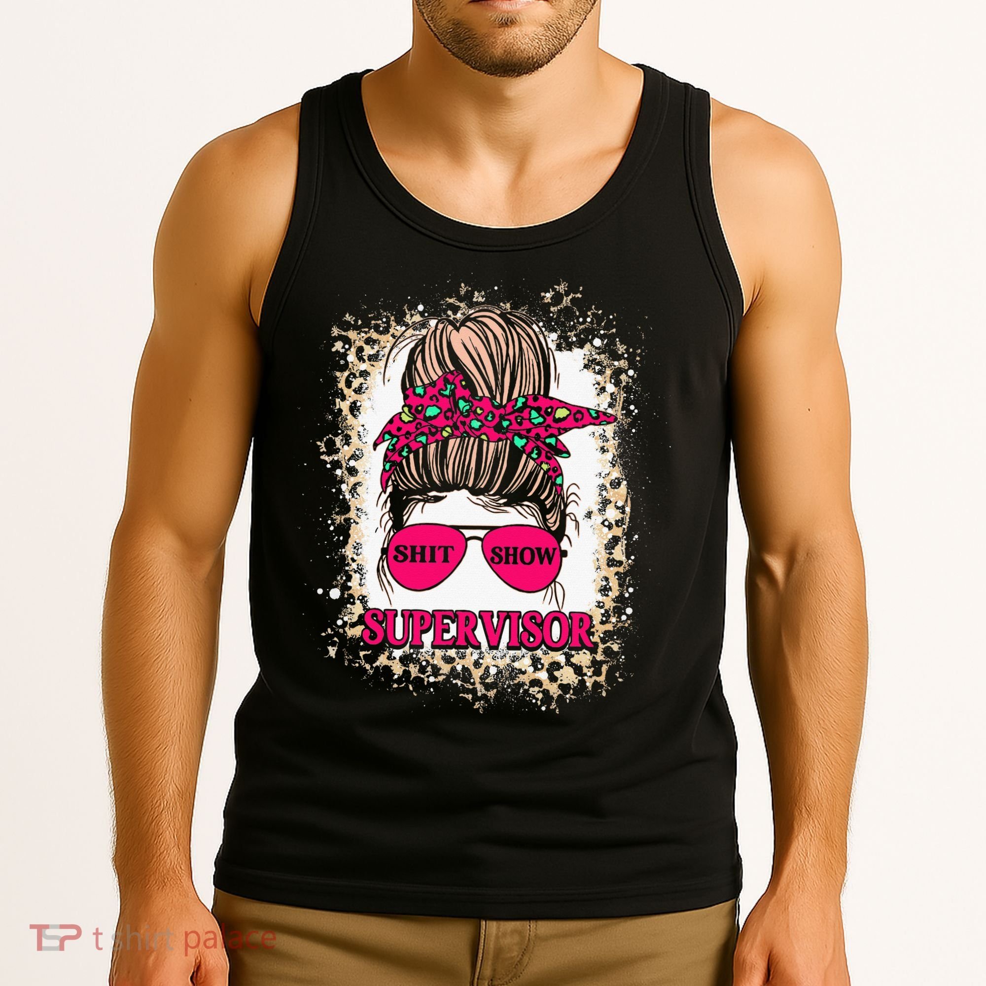Shitshow Supervisor Funny Mom Boss Manager Teacher Tank Top