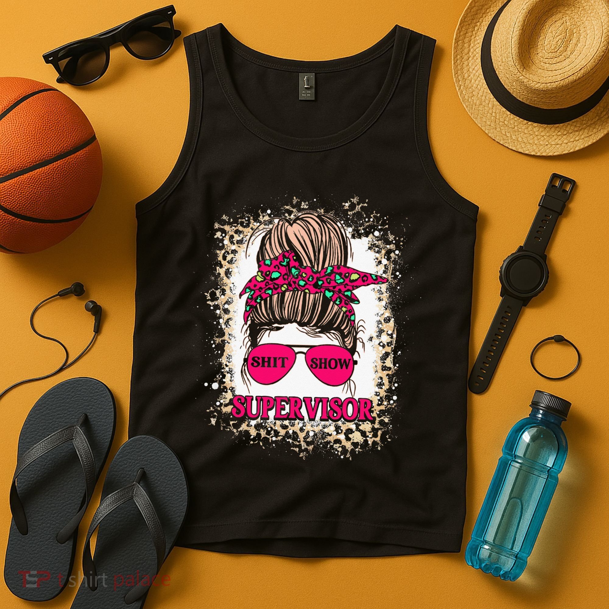 Shitshow Supervisor Funny Mom Boss Manager Teacher Tank Top