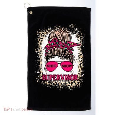 Shitshow Supervisor Funny Mom Boss Manager Teacher Golf Towel