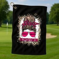 Shitshow Supervisor Funny Mom Boss Manager Teacher Golf Towel thumb 1