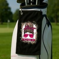 Shitshow Supervisor Funny Mom Boss Manager Teacher Golf Towel thumb 2