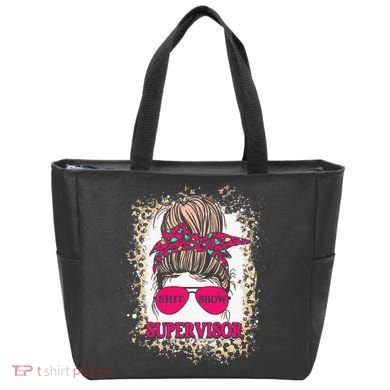 Shitshow Supervisor Funny Mom Boss Manager Teacher Tote Bag