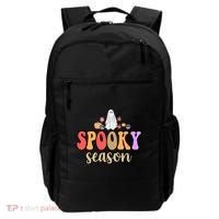 Spooky Season Floral Hippie Ghost Backpack thumb 0