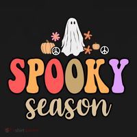 Spooky Season Floral Hippie Ghost Women's Tank Top thumb 5
