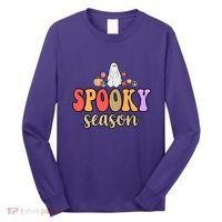 Spooky Season Floral Hippie Ghost Long Sleeve Shirt thumb 0