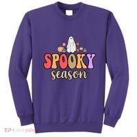 Spooky Season Floral Hippie Ghost Sweatshirt thumb 0
