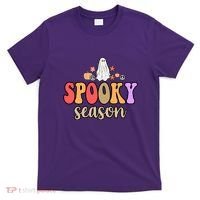 Spooky Season Floral Hippie Ghost T-Shirt thumb 0