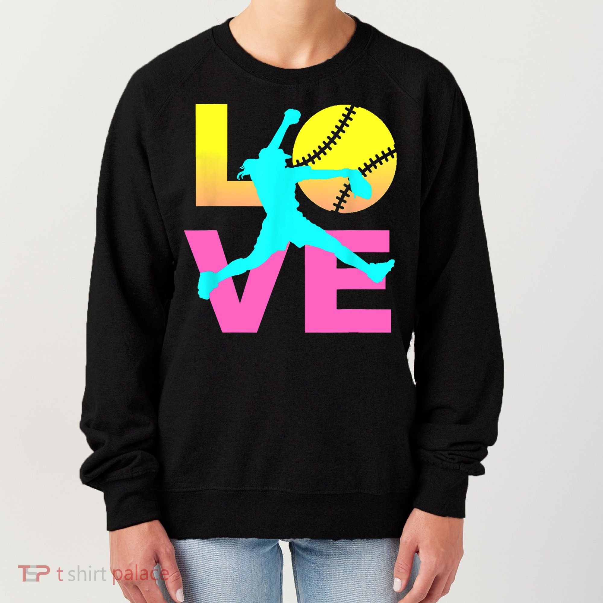 Softball Sport Love Hobby Women's Sweatshirt