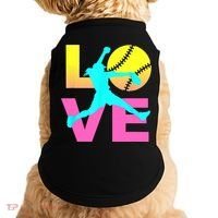 Softball Sport Love Hobby Doggie Tank thumb 0