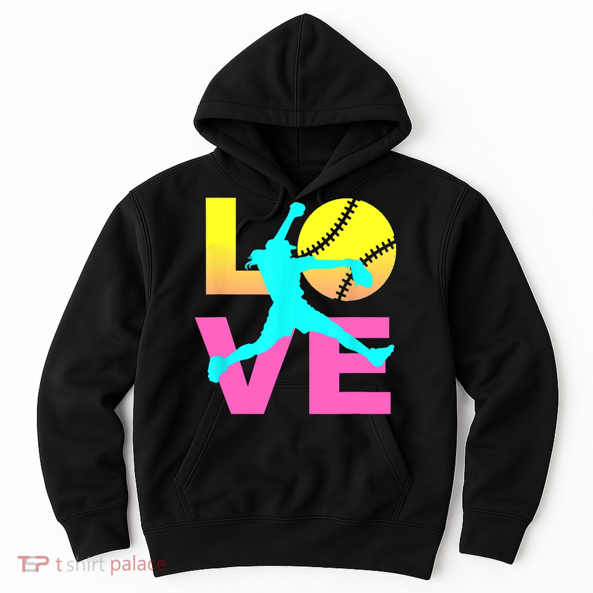 Softball Sport Love Hobby Hoodie