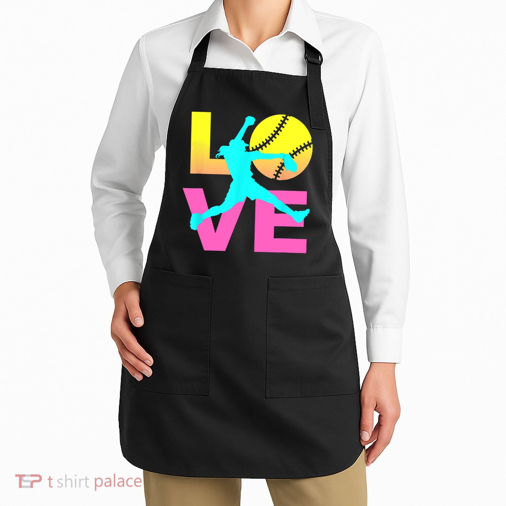 Softball Sport Love Hobby Apron