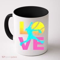 Softball Sport Love Hobby Coffee Mug thumb 0