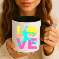 Softball Sport Love Hobby Coffee Mug thumb 3