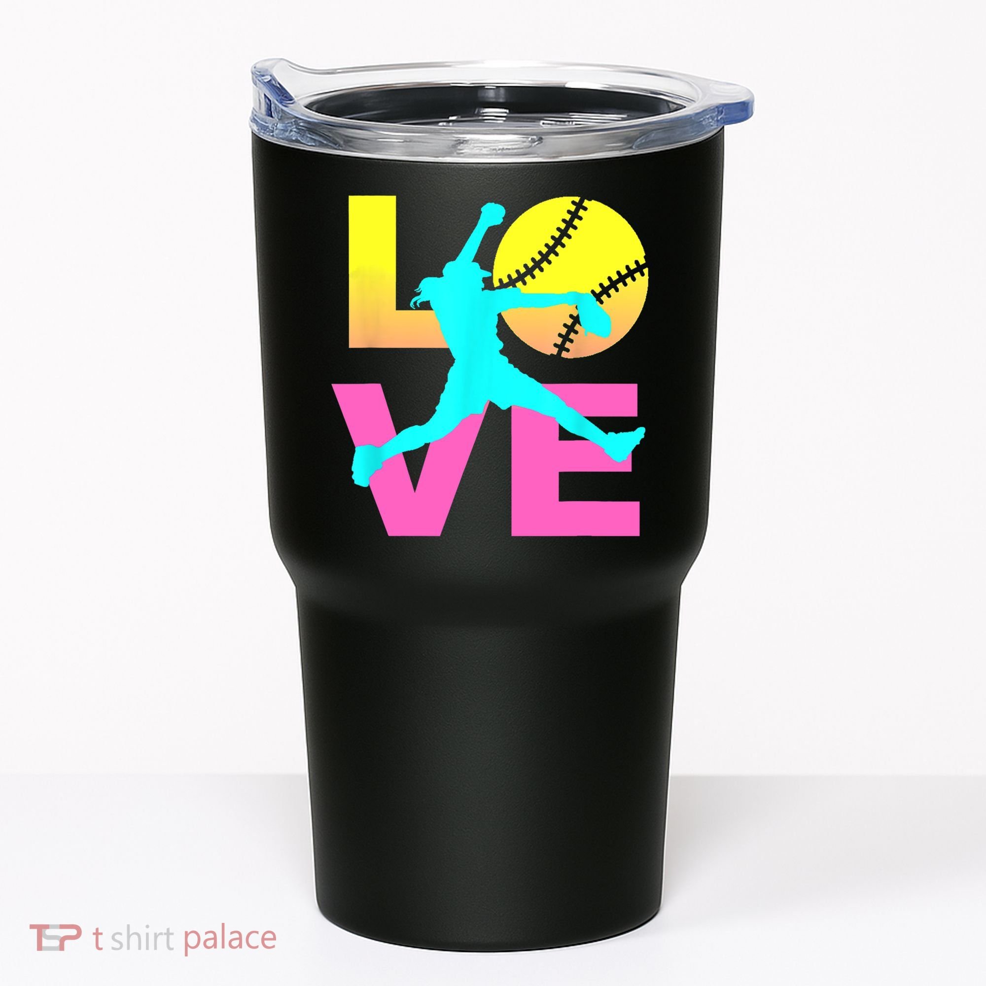 Softball Sport Love Hobby Tumbler