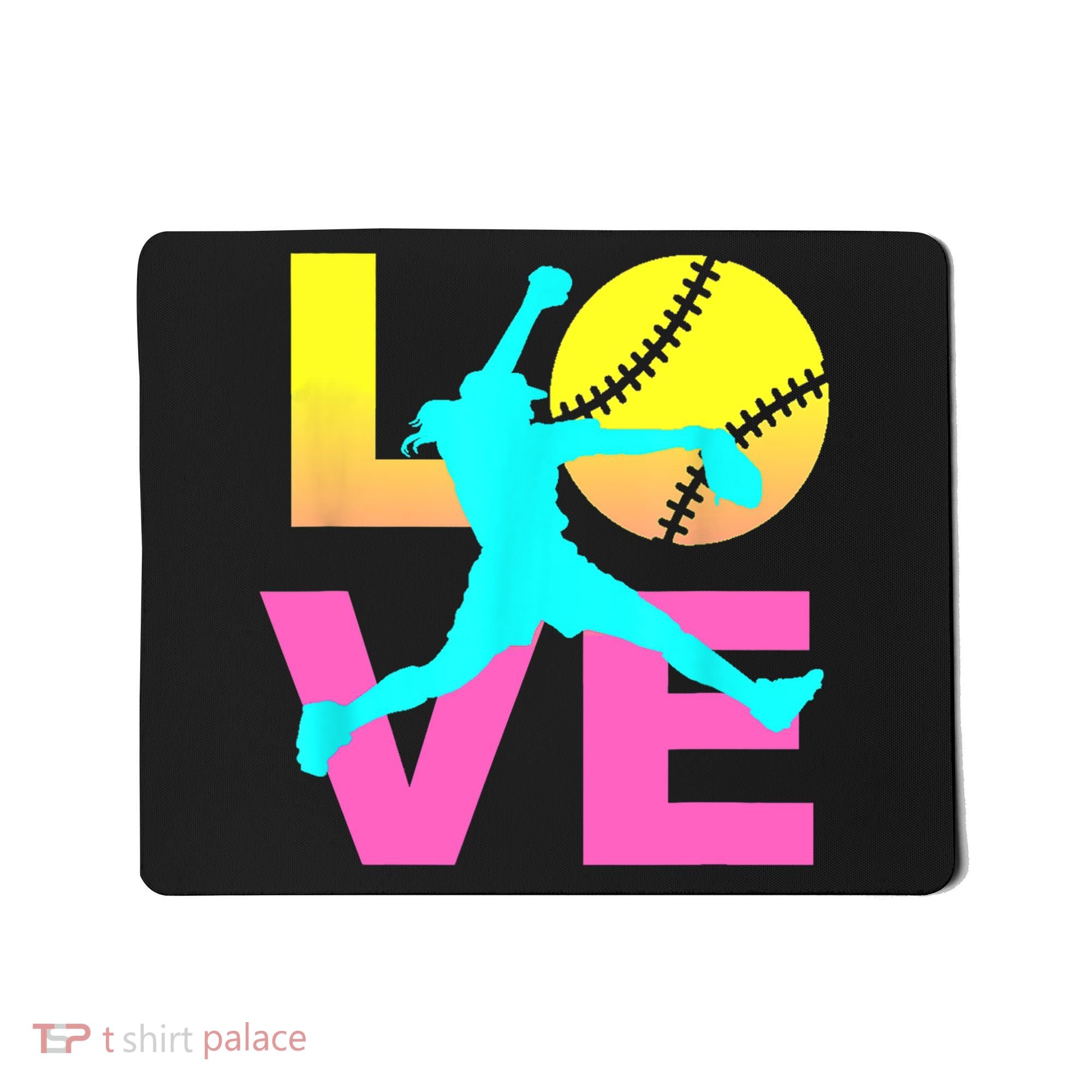 Softball Sport Love Hobby Mousepad