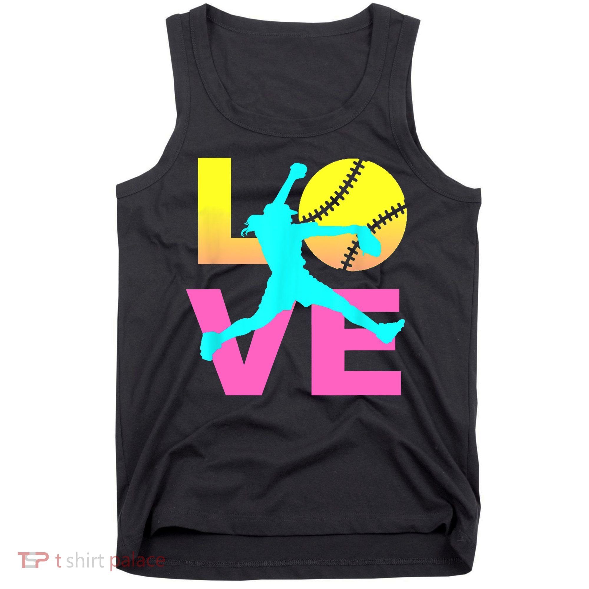 Softball Sport Love Hobby Tank Top