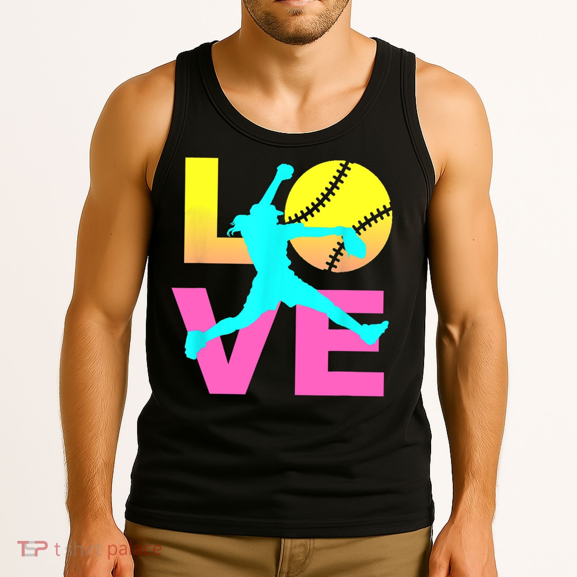 Softball Sport Love Hobby Tank Top