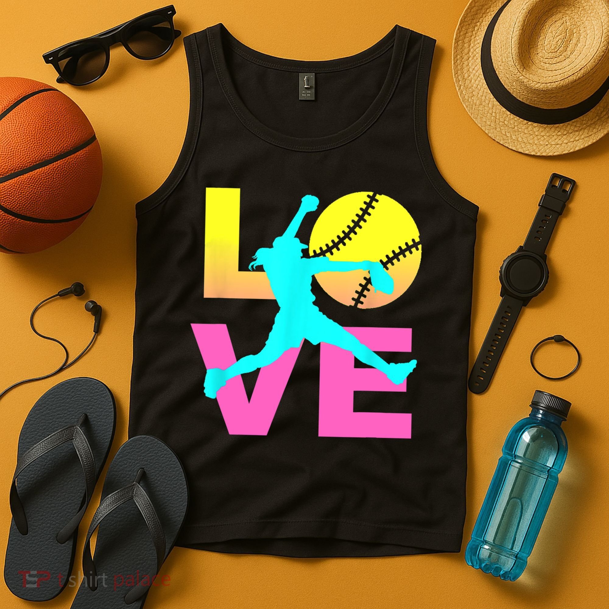 Softball Sport Love Hobby Tank Top