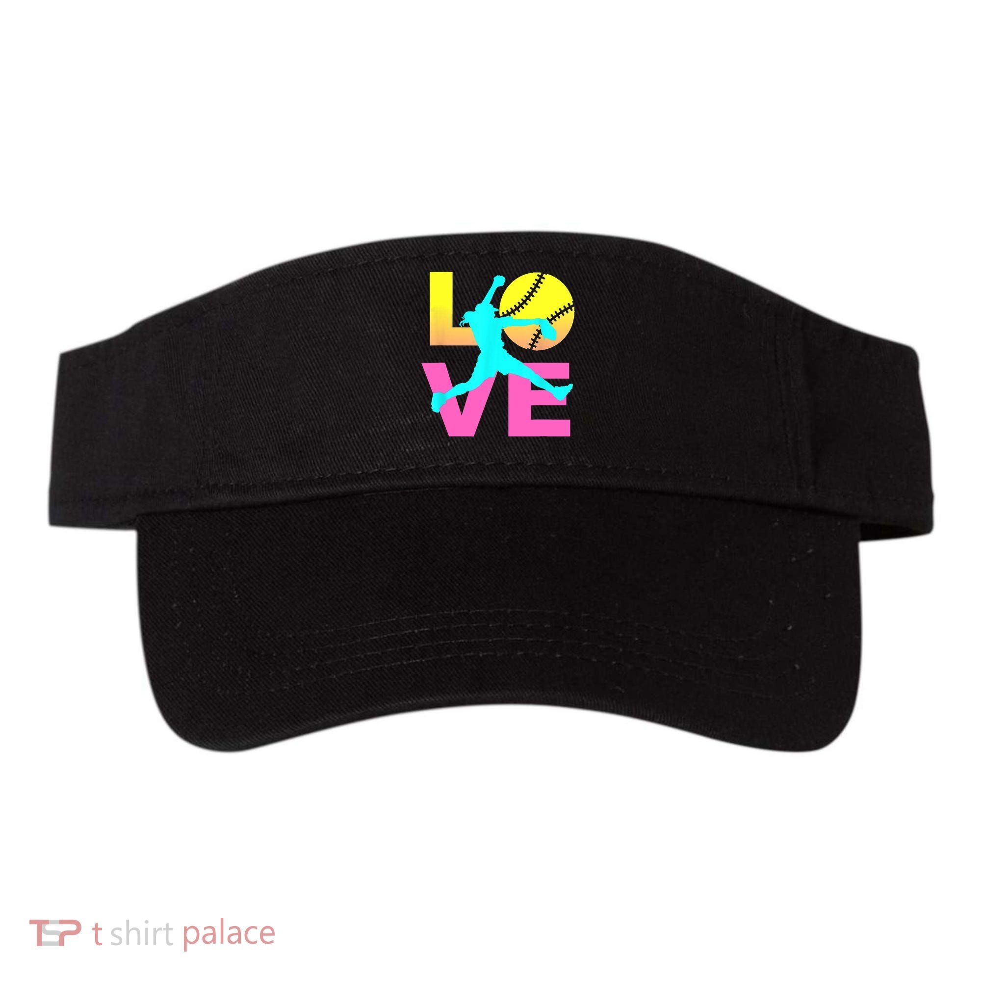 Softball Sport Love Hobby Visor