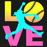 Softball Sport Love Hobby Kids Long Sleeve Shirt thumb 2
