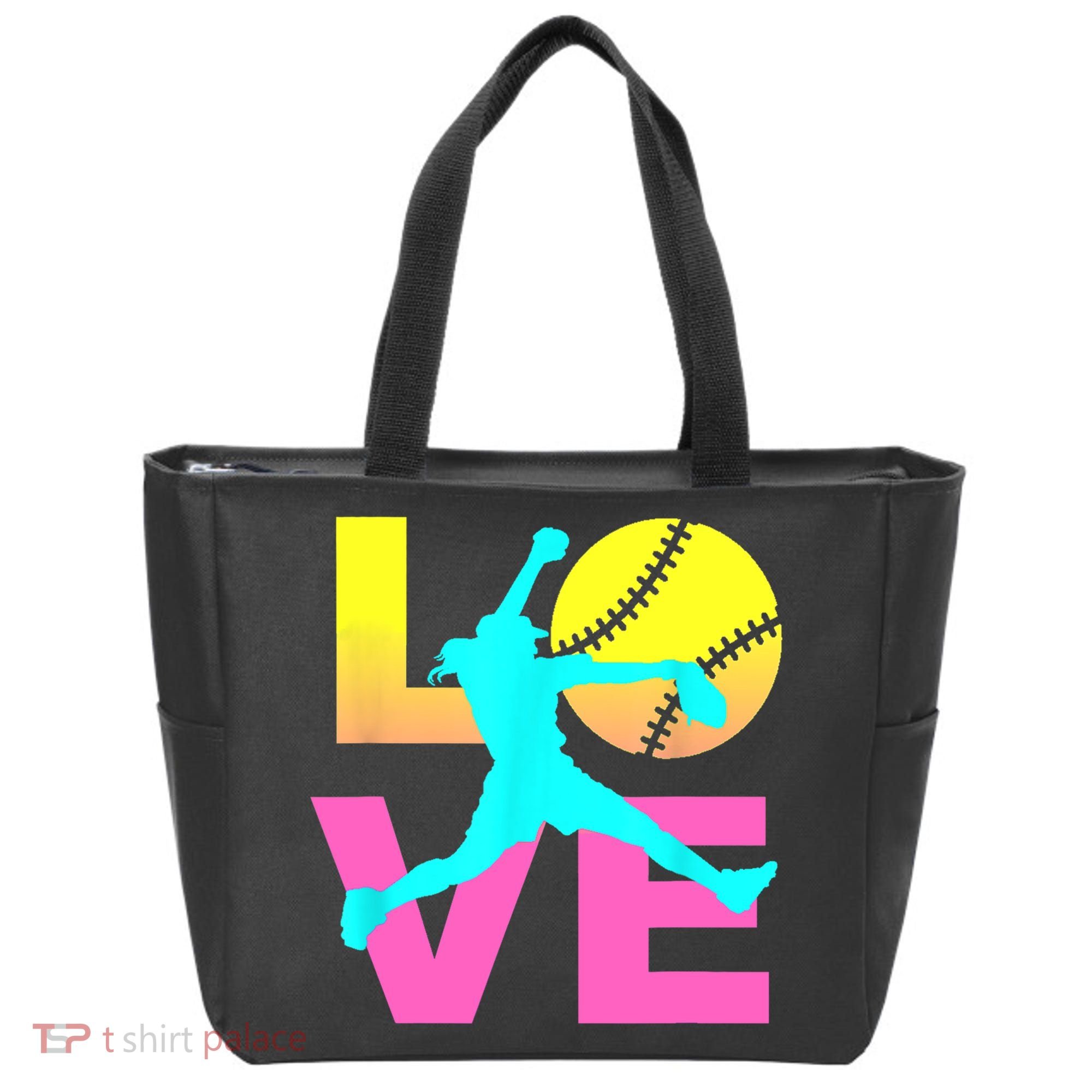 Softball Sport Love Hobby Tote Bag