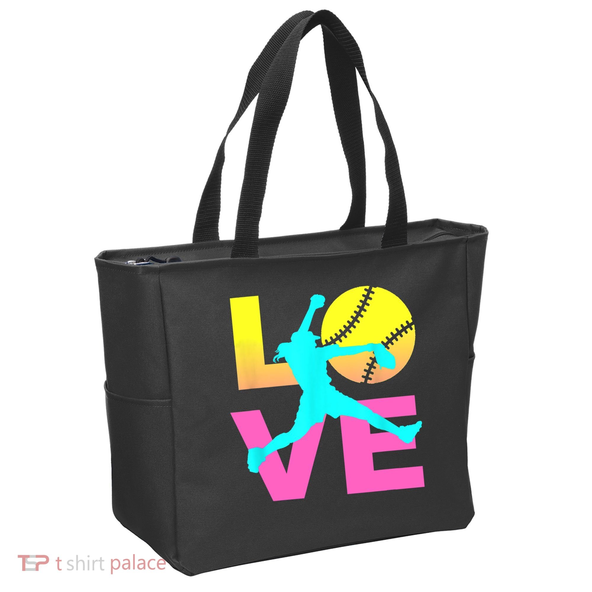 Softball Sport Love Hobby Tote Bag