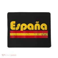 Spain Soccer Fans Jersey Spainish Flag Football Lovers Mousepad thumb 0