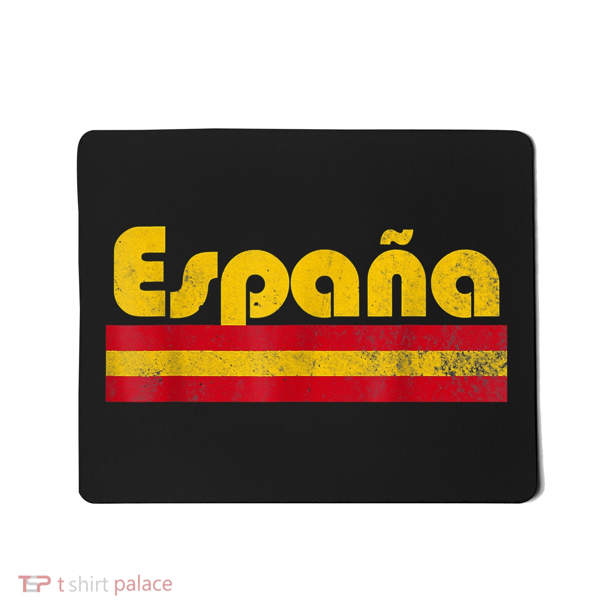 Spain Soccer Fans Jersey Spainish Flag Football Lovers Mousepad