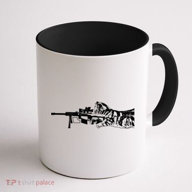 Scout Snipurr Funny Cat Sniper Coffee Mug back