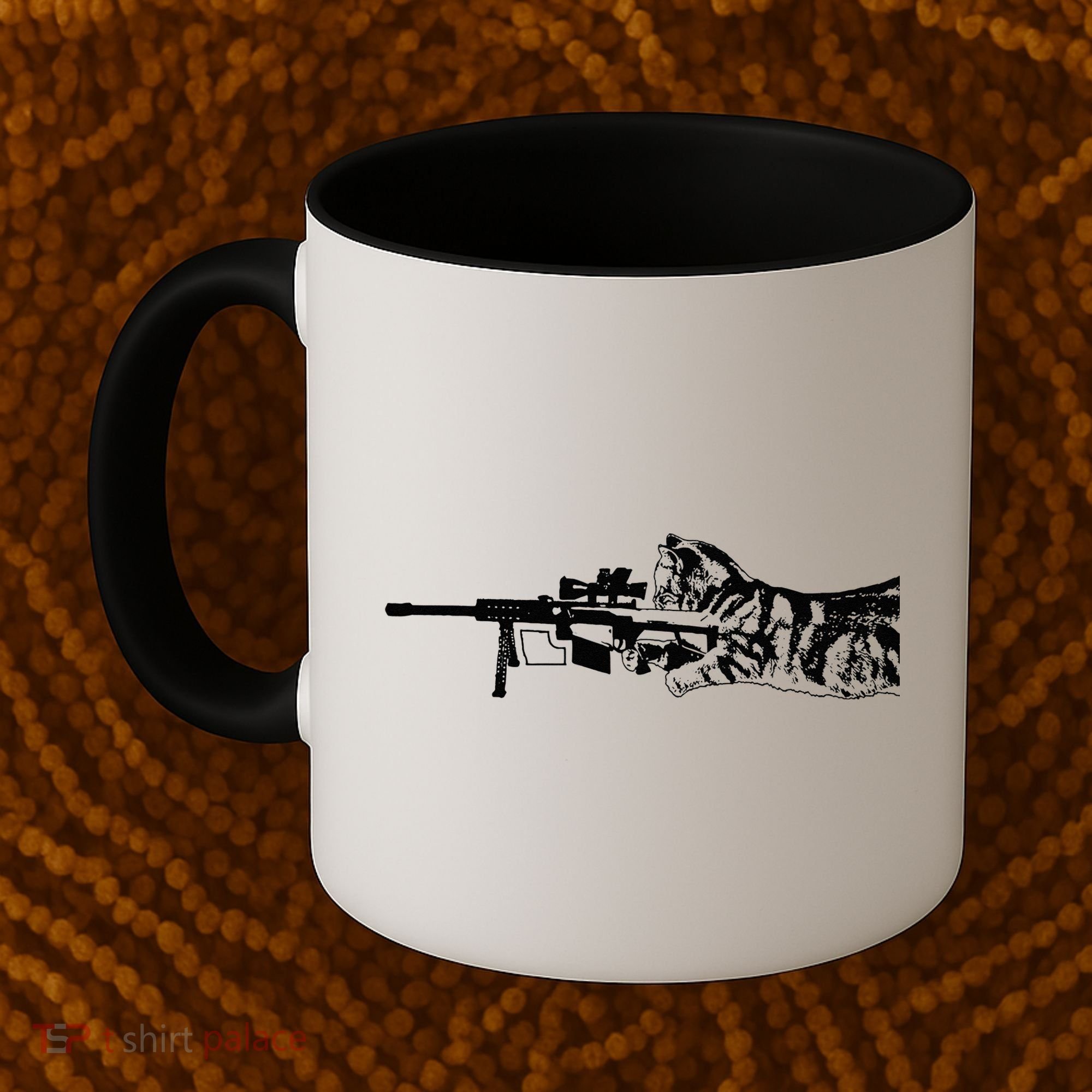 Scout Snipurr Funny Cat Sniper Coffee Mug
