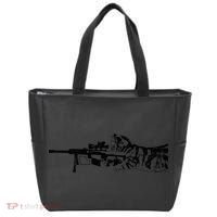 Scout Snipurr Funny Cat Sniper Tote Bag thumb 0