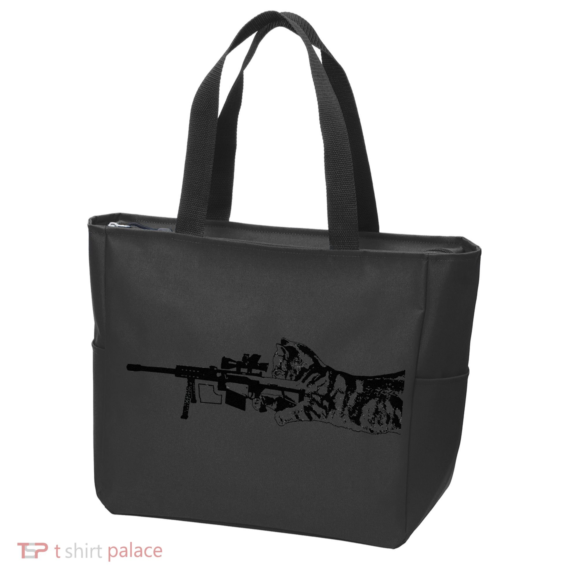 Scout Snipurr Funny Cat Sniper Tote Bag