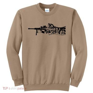 Scout Snipurr Funny Cat Sniper Sweatshirt