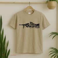 Scout Snipurr Funny Cat Sniper T-Shirt thumb 2