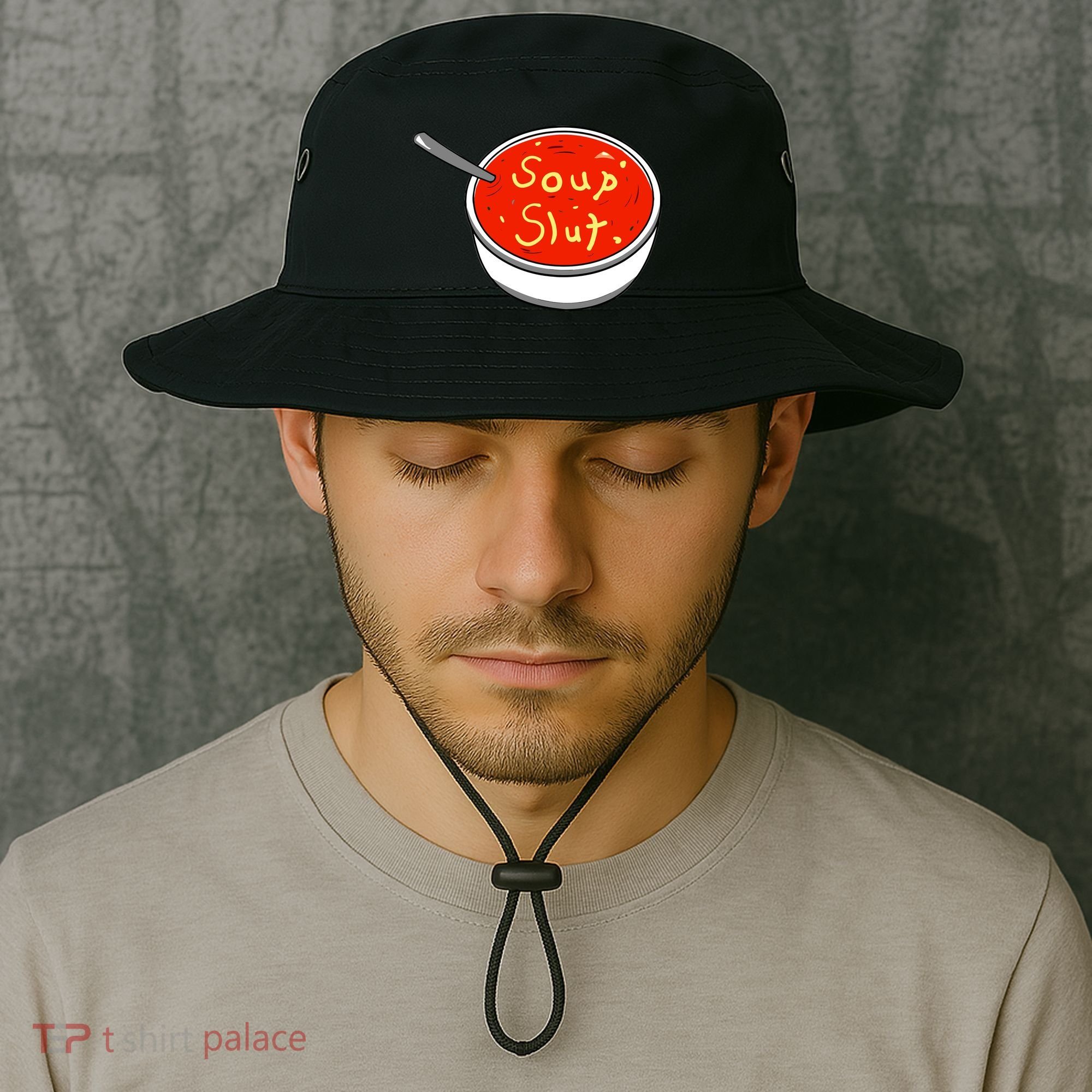 Soup Slut Funny Soup Graphic Saying Bucket Hat