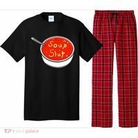 Soup Slut Funny Soup Graphic Saying Pajama Set thumb 0