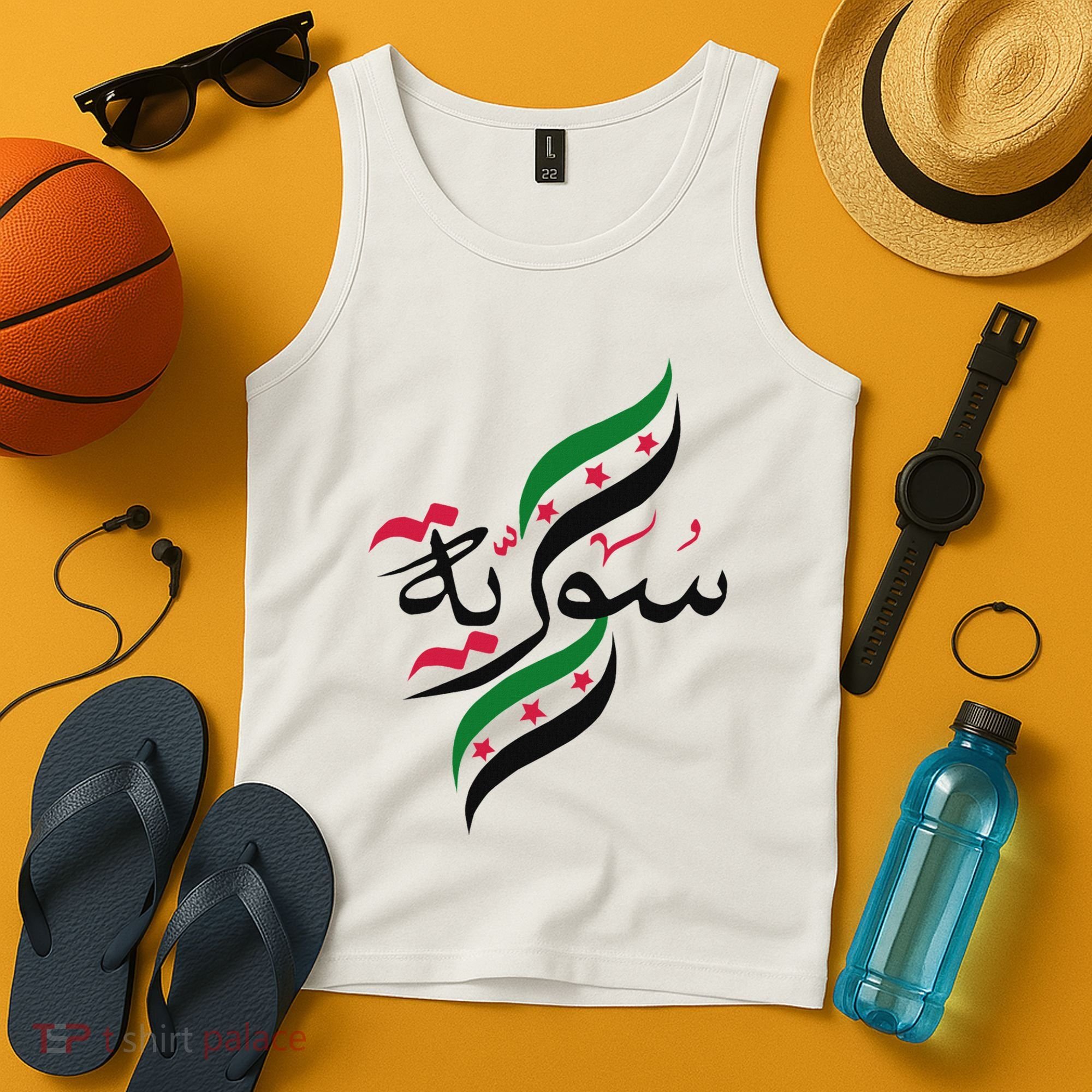 Syriafree Syria Flag Syrian. Tank Top