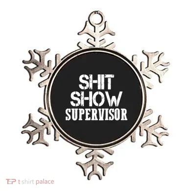ShitShow Supervisor Funny Tee Ornament