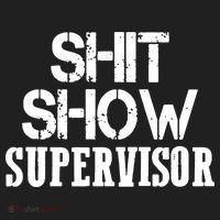 ShitShow Supervisor Funny Tee Golf Towel thumb 3