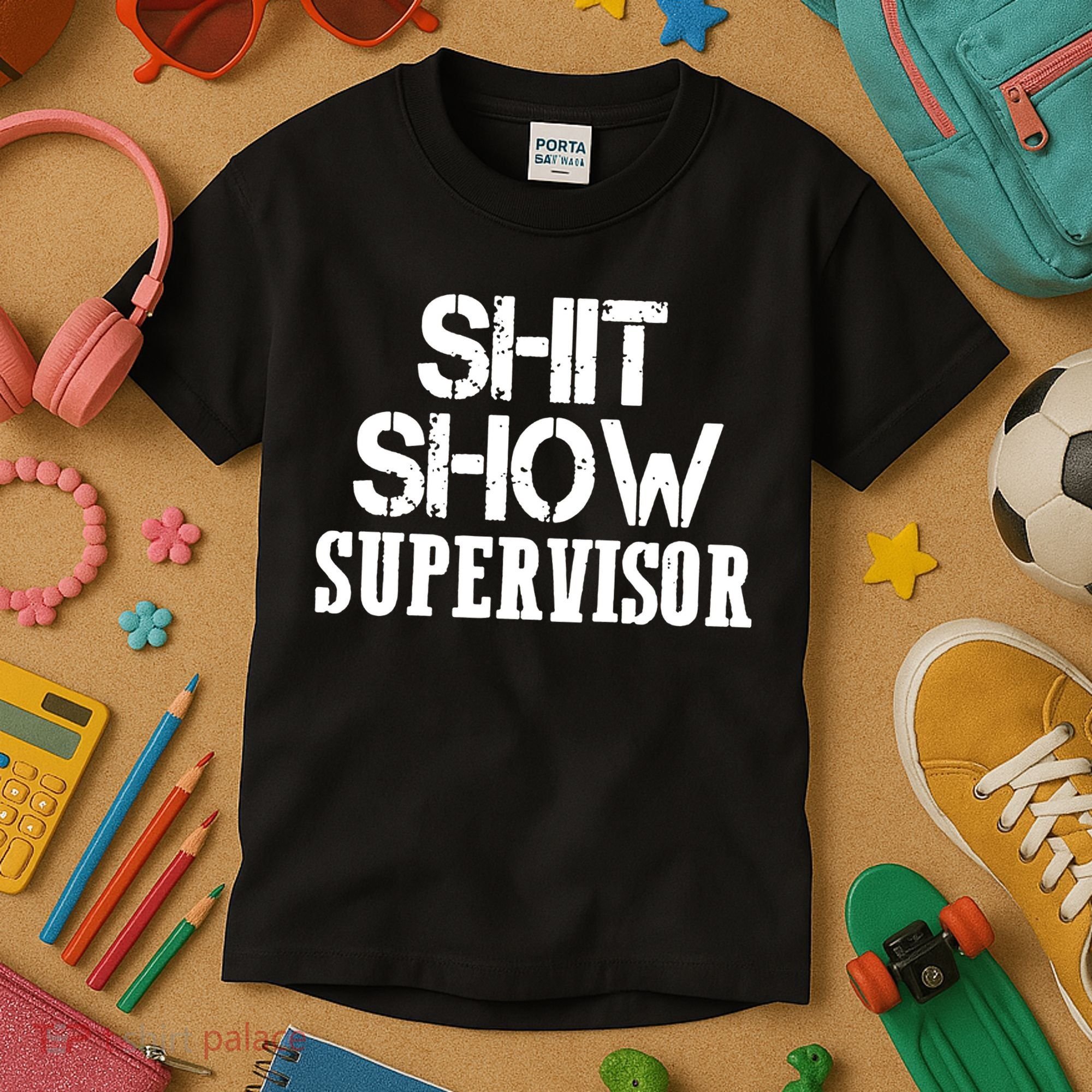 ShitShow Supervisor Funny Tee Kids T-Shirt