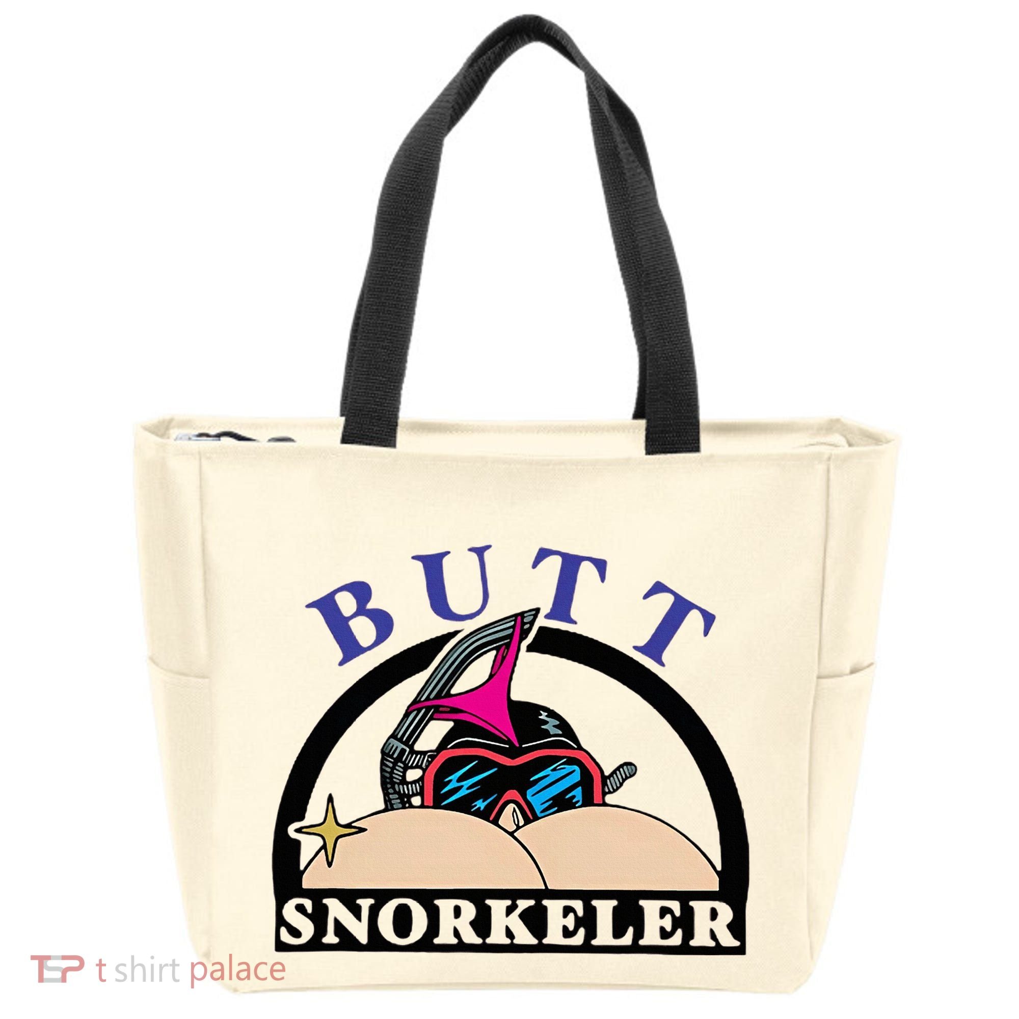 Snorkel Squad Funny Bum Snorkeler 69 Dult Humor Sarcasm Tote Bag