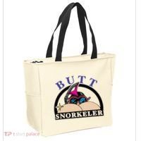Snorkel Squad Funny Bum Snorkeler 69 Dult Humor Sarcasm Tote Bag thumb 2