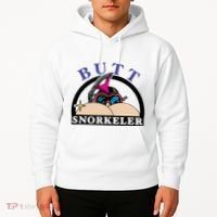 Snorkel Squad Funny Bum Snorkeler 69 Dult Humor Sarcasm Hoodie thumb 2