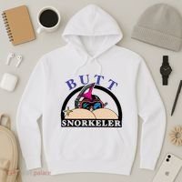 Snorkel Squad Funny Bum Snorkeler 69 Dult Humor Sarcasm Hoodie thumb 3
