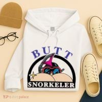 Snorkel Squad Funny Bum Snorkeler 69 Dult Humor Sarcasm Hoodie thumb 4