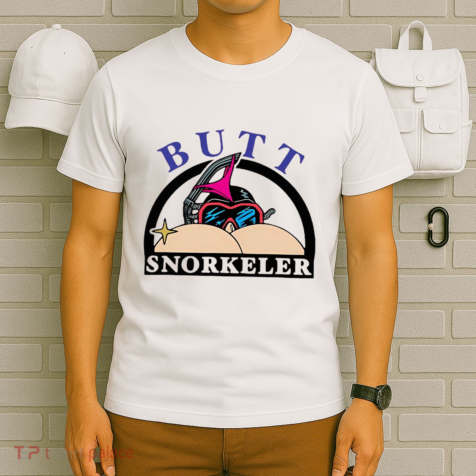 Snorkel Squad Funny Bum Snorkeler 69 Dult Humor Sarcasm T-Shirt