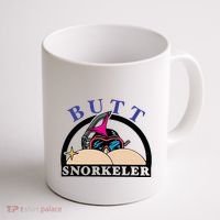 Snorkel Squad Funny Bum Snorkeler 69 Dult Humor Sarcasm Coffee Mug thumb 1