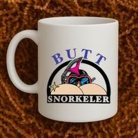 Snorkel Squad Funny Bum Snorkeler 69 Dult Humor Sarcasm Coffee Mug thumb 2